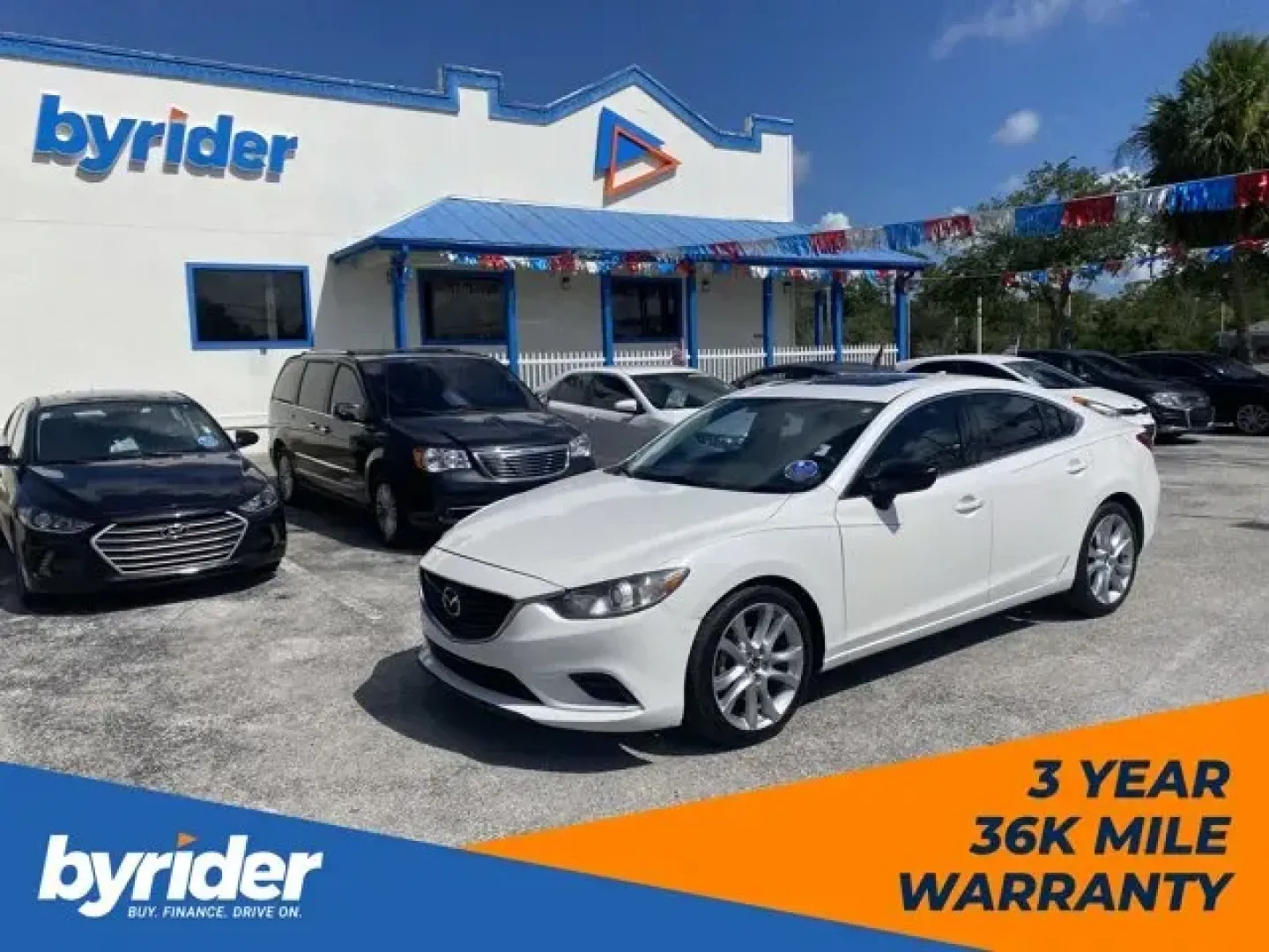 2015 Mazda Mazda6 (JM1GJ1V5XF1) with an Other engine, AUTOMATIC transmission, located at 8829 US Hwy 19, Port Richey, FL, 34668, (727) 264-1107, 28.285917, -82.717346 - IIHS Top Safety Pick+. Delivers 38 Highway MPG and 26 City MPG! This Mazda Mazda6 delivers a Regular Unleaded I-4 2.5 L/152 engine powering this Automatic transmission. WHEEL LOCKS, SAND, LEATHERETTE SEAT TRIM, MOONROOF and BOSE AUDIO W/SIRIUSXM PACKAGE -inc: Bose 11-Speaker Sound System, SIRIUSXM - Photo#0
