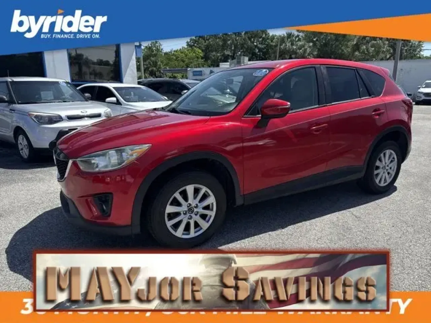 2015 Mazda CX-5 (JM3KE2CY1F0) with an Other engine, AUTOMATIC transmission, located at 1285 Cassat Ave, Jacksonville, FL, 32205, (904) 425-3000, 30.299780, -81.732430 - IIHS Top Safety Pick+. Boasts 32 Highway MPG and 25 City MPG! This Mazda CX-5 delivers a Regular Unleaded I-4 2.5 L/152 engine powering this Automatic transmission. WHEEL LOCKS, SOUL RED METALLIC PAINT, Wheels: 17 x 7J Aluminum Alloy.*This Mazda CX-5 Comes Equipped with These Options *Wheels w/Silve - Photo#0