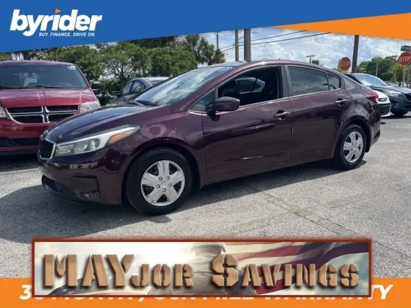 2017 Kia Forte (3KPFK4A76HE) with an Other engine, AUTOMATIC transmission, located at 1285 Cassat Ave, Jacksonville, FL, 32205, (904) 425-3000, 30.299780, -81.732430 - KBB.com 10 Most Awarded Brands. Scores 38 Highway MPG and 29 City MPG! This Kia Forte boasts a Regular Unleaded I-4 2.0 L/122 engine powering this Automatic transmission. MUDGUARDS, GARNET RED, CARPETED FLOOR MATS.*This Kia Forte Comes Equipped with These Options *BLACK, PREMIUM CLOTH SEAT TRIM, BLA - Photo#0