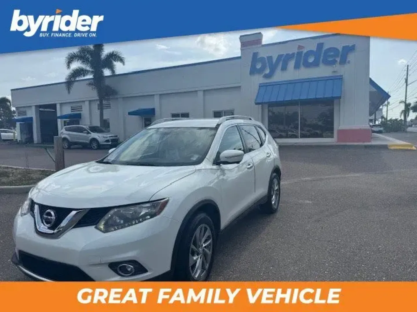 2015 Nissan Rogue (5N1AT2MT5FC) with an Other engine, AUTOMATIC transmission, located at 7701 Park Blvd., Pinellas Park, FL, 33781, (727) 369-7777, 27.839552, -82.747284 - IIHS Top Safety Pick. Only 103,925 Miles! Boasts 33 Highway MPG and 26 City MPG! This Nissan Rogue delivers a Regular Unleaded I-4 2.5 L/152 engine powering this Variable transmission. PEARL WHITE, [Z66] ACTIVATION DISCLAIMER, [B93] CHROME REAR BUMPER PROTECTOR.*This Nissan Rogue Comes Equipped with - Photo#1